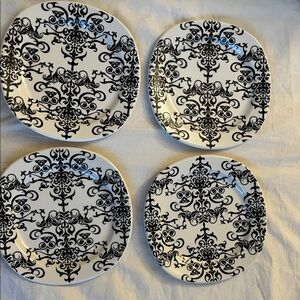 Pottery Barn Versailles Ceramic Salad Plates - Set of 4